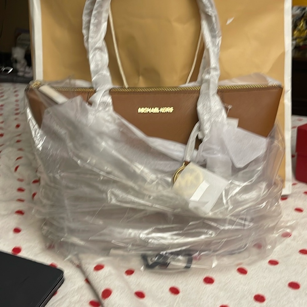 Michael Kors Brown Tote Bag